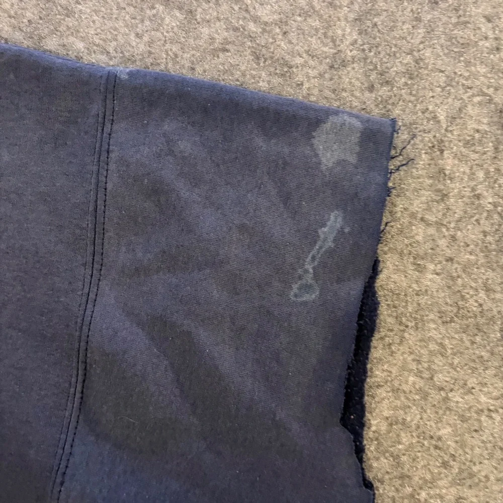 Vintage Y2K Faded Hanes Crewneck Sweatshirt Cut Sleeves Shirt Adult XL - Picture 11 of 12